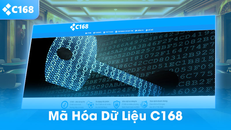 Chính Sách Bảo Mật C168 – Hiểu Để Chơi An Toàn, Chọn Đúng Nhà Cái 2 Mã hóa dữ liệu người chơi C168